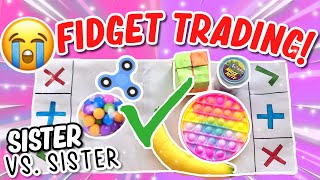 FIDGET TRADING WITH MY SISTER SKIT [upl. by Eiznekam]