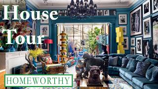 HOUSE TOUR  Inside A Maximalist New York City Townhouse [upl. by Ekusoyr]