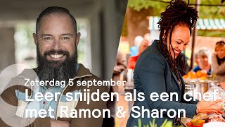 BinnensteBuiten Thuis  Leer snijden met Sharon en Ramon [upl. by Ruenhcs987]