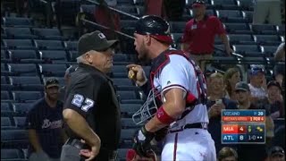 MLB Catchers Standing Up for Their Pitchers [upl. by Entroc]