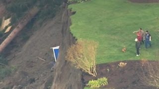 Washington Homes on Edge After Massive Landslide [upl. by Grim]