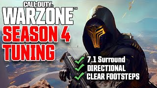 Warzone Audio Masterclass  Season 4 Ranked Audio Settings [upl. by Eeniffar]