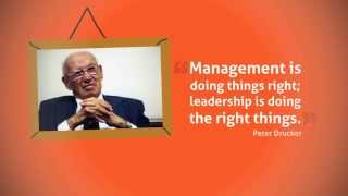 The Difference Between Leaders And Managers [upl. by Kilgore]