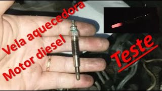 Velas aquecedoras motores diesel  Como testar [upl. by Anihsat]