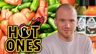 How to Make Hot Sauce  Hot Ones Extra [upl. by Eissat]