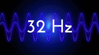 32 Hz clean sine wave BASS TEST TONE frequency [upl. by Chen]