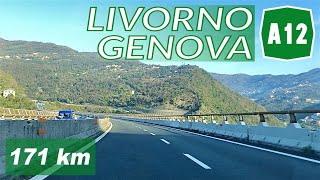 A12  LIVORNO  GENOVA  Autostrada Azzurra [upl. by Leanora]