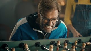 Snickers  Angry Jürgen Klopp at table football [upl. by Firooc]