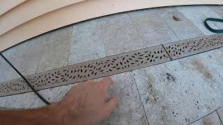 DIY  NDS Channel Drain  Review amp Installation with Pavers [upl. by Regan]