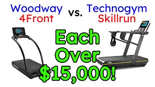 Technogym Skillrun vs Woodway 4Front Choosing a Treadmill that Costs as Much as a Car [upl. by Aztinay]