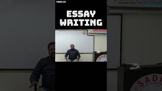 Essay Writing  UPSC amp TNPSC  Sadik Sir  Part 01  Sadik IAS Academy [upl. by Shayn]