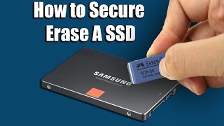 How to Secure Erase A SSD [upl. by Nare]