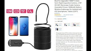 Review BlueFire wireless Endoscope [upl. by Parris]