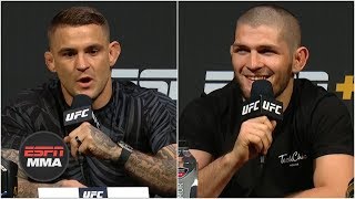 Khabib Nurmagomedov plans to make Dustin Poirier tap out at UFC 242  ESPN MMA [upl. by Nohsar]