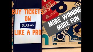 BUY TICKETS ON STUBHUB LIKE A PRO [upl. by Malva]