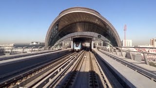 Dubai Metro Green Line Cab Ride TimeLapse [upl. by Acceber]