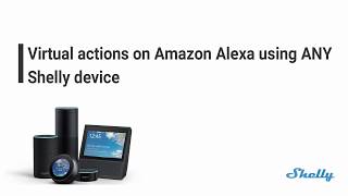 How to use Shelly devices to triger Alexa routlines [upl. by Peggy]