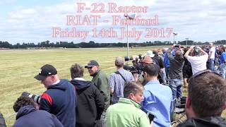 F22 Raptor  RIAT Fairford  4KUHD [upl. by Elletnwahs]