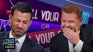 Spill Your Guts or Fill Your Guts w Jimmy Kimmel [upl. by Zetrom414]