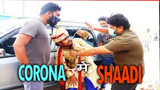 Corona me Shaadi with Dhakad Reporter  Harsh Rajput [upl. by Eetse]