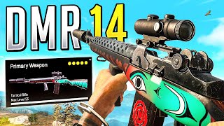 The DMR 14 is The NEW BEST GUN in Warzone Class Setup [upl. by Esimehc]