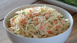 How to Make Coleslaw  Homemade Coleslaw Recipe [upl. by Llimaj613]