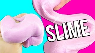 HAZ SLIME ESPONJOSO SIN BORAX  DIY FLUFFY SLIME  Tutoriales Belen [upl. by Ocko659]