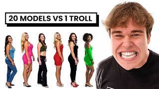 20 WOMEN VS 1 TROLL [upl. by Akinohs]