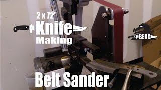 DIY 2x72 Knife Making Belt Sander how to make [upl. by Buller221]