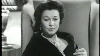 Vivien Leigh InterviewPart Three Small World [upl. by Lasyrc]