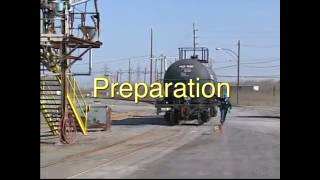 How To Unload A Sulfuric Acid Tank Car [upl. by Pirbhai]