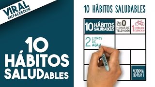 10 hábitos saludables [upl. by Kraul]