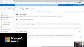 How to identify and diagnose apps with high CPU Part 1  Azure App Service [upl. by Owen]