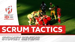 ANALYSIS OF SCRUM TACTICS  Expert View  Sydney Sevens 2020 [upl. by Zoller]