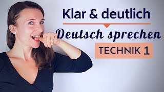 1 KLAR UND DEUTLICH SPRECHEN  Richtig Deutsch sprechen  Aussprache Übungen  Sprechtraining [upl. by Serolod]