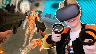 Boneworks VR on the Oculus Quest Oculus Link Gameplay [upl. by Sethi]