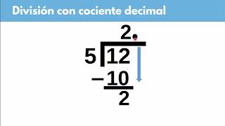 D3 Divisiones con cociente decimal [upl. by Daile]