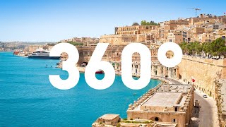 Visit Europe  360degree visit of Valletta Malta [upl. by Ree753]