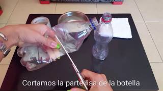 Uñas postizas con botellas  recicladas [upl. by Irehc407]