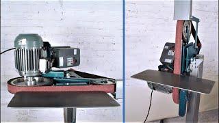 DIY Multifunctional Adjustable Belt Sander Grinder  MWIG 4 [upl. by Teleya]