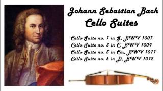 Johann Sebastian Bach  Cello suites in 432 Hz great for reading or studying [upl. by Aihsoj]