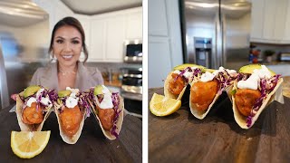 HOW TO MAKE THE BEST FISH TACOS  Tacos De Pescado [upl. by Zobias295]