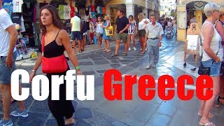 Exploring CORFU GREECE A Tour of the Beautiful Old Town [upl. by Nannette]