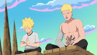 Naruto Teaches Boruto Sage Mode  Boruto Episode Fan Animation [upl. by Asiaj]