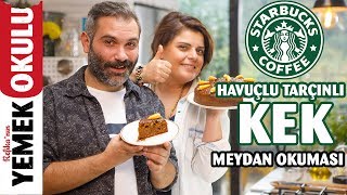 Starbucks Havuçlu Kek Challenge Meydan Okuması  Havuçlu Tarçınlı Kek Tarifi [upl. by Demmer]