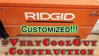 Ridgid Jobsite Box Customization [upl. by Nodroj]