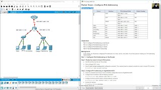 1266 Packet Tracer  Configure IPv6 Addressing [upl. by Betti]