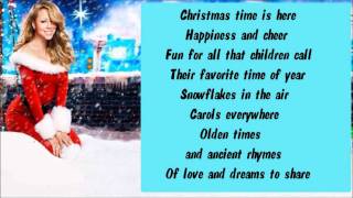 Mariah Carey  Charlie Brown Christmas  Lyrics [upl. by Eldnik]