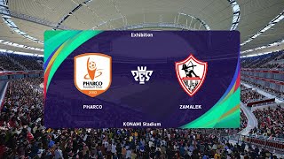 Pharco FC vs Zamalek 03072024 Egyptian Premier League PES 2021 [upl. by Aleen943]