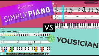 Yousician vs Simply Piano Review and Comparison of Premium Editions [upl. by Carie]